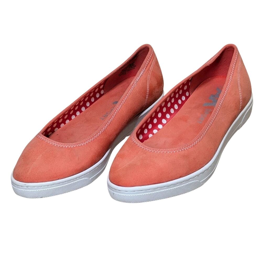 AK Anne Klein Sport Over The Top Women’s Slip-On Flats Size 7.5 Ballet Shoes